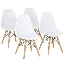 Giantex Dsw Dining Chair Pre Assembled Mid Century Style Wood Dining Chairs Modern Dsw Chair Shell Lounge Plastic Dining Chairs Wood Dining Chairs Dsw Chair