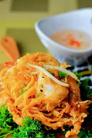 Ukoy Okoy Traditional Recipe From Palau And Philippines 196 Flavors Vegetable Recipes Fish Recipes Shrimp And Vegetables