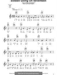Roger hammerstein sound of music sixteen going on seventeen broadway classic. Sixteen Going On Seventeen From The Sound Of Music By R Rodgers On Musicaneo