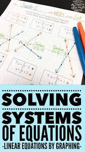 5 Solve For Variable 6th Grade Math Worksheets In 2020 Graphing Linear Equations Systems Of Equations Equations