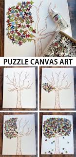You need only follow a few simple steps to put these puzzles. Fun Diy Puzzle Piece Craft Ideas For Kids Adults