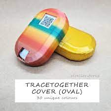 It's part of the tracetogether. Trace Together Token Cover Case Oval Shopee Singapore