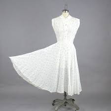 1940s Dress 40s Dress Rain Drop Novelty Print Dress 40s Day Dress 1940s Summer Dress Blue White 40s Cotton Dress By Dais 1940s Dresses Dresses 40s Dress