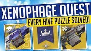 Since i tried it with trust with explosive modifiers the puzzle's patterns got confused. Destiny 2 Xenophage Quest Every Hive Rune Puzzle Solved W Timestamps Youtube