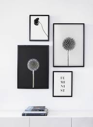 Black And White Gallery Wall Printables This Cool Black And White Gallery Wall Is Made Of Modern Botanical Photo Art Prints Combin Minimalist Wall Art Scandinavian Wall Decor Black And White Wall Art