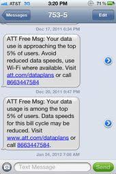 More Negatives Against At T Service And Billing Practices Social Media Guide Text Messages Non Profit