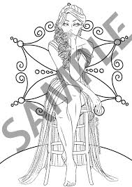 Color this picture of goddess aphrodite coloring page with the colors of your choice. Modern Aphrodite Etsy
