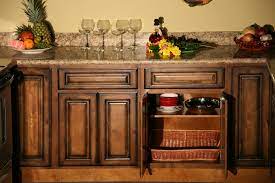 Available varieties include wenge, dark walnut, oak, teak etcetera. Pecan Maple Glaze Kitchen Cabinets Rustic Finish Sample Door Rta All Wood Stained Kitchen Cabinets Glazed Kitchen Cabinets Rustic Kitchen Cabinets