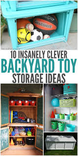 Backyard Toy Storage Ideas