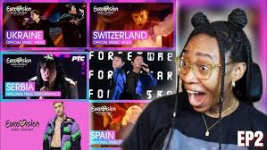 AMERICAN REACTS TO EUROVISION 2024 SONGS FOR THE FIRST TIME! 🤯 (THE UK,  UKRAINE, SERBIA, & MORE!)