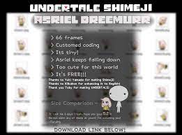 Asriel Shimeji Ee Only For Windows Undertale Coding Deviantart