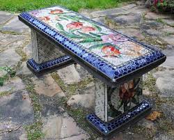 Diy Concrete Garden Ideas 60 Mosaic Furniture Mosaic Garden Mosaic Garden Art
