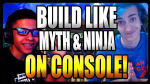 How To Build Like Ninja And Myth On Console Fortnite Battle Royale Tip Fortnite Myths Console