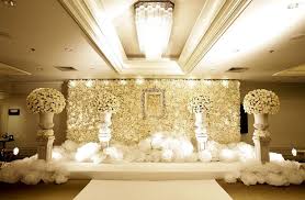 Http Www Rainforest Co Th Portfolios View 8 Elegant White Roses Wedding Stage Design Indian Wedding Decorations Wedding Stage