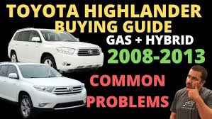 Problems to Look Out for When Buying a Used Toyota Highlander ...
