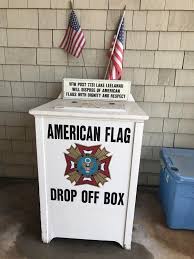 May 25, 2018 · how to respectfully retire an old american flag. Grocery Store Has A Box Where You Can Dispose Of Old Flags With Respect Mildlyinteresting