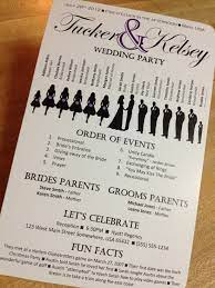 Latter: 25 Inspirational Wedding Programs