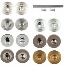 Thumbturn locks are the ones that can be locked by turning them using your thumb and index finger. Bathroom Thumb Turn Release For Wc Toilet Door Lock Turn Chrome Satin Nickel Ebay