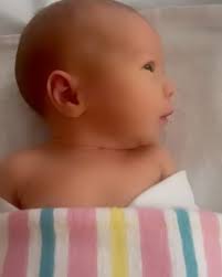 Welcome to our new little love Wilhelmina (Willa) Odette Mitchell ❤️,  Arrived last Wednesday a tiny 2.54kg and so far feeds (frequently) and  sleeps (infrequently) just like her sister. , Gigi is so ...