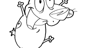 Huey, dewey & louie as drawn by carl barks. How To Draw Courage The Cowardly Dog With Easy Step By Step Drawing Lesson How To Draw Step By Step Drawing Tutorials