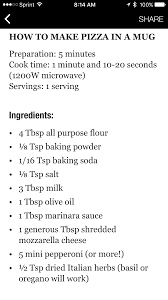Pizza In A Mug Ingredients Mug Recipes Pizza In A Mug Chocolate Cake Mix Recipes