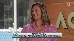 Mary caroline pierce (born 15 january 1975) is a retired tennis professional who represented france internationally in team competitions and the olympics.she was born in canada to an american father and a french mother, and holds citizenship of all three countries. Tennis Channel Live 2019 Hall Of Fame Inductee Mary Pierce Interview Youtube