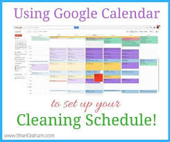 Using Google Calendar To Set Up Your Cleaning Schedule Sheri Graham Helping You Live With Intenti In 2020 Google Calendar Cleaning Schedule Calendar Organization