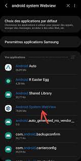 Android system webview is a system application without which opening external links within an app would require switching to a separate web browser app (chrome, firefox, opera, etc.). E Ib Qpnosar4m