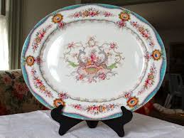 Shop' die neuesten kollektionen bequem online bei surfdome jetzt. Large Royal Cauldon Souvenir Platter In Shades Of Aqua And Pink Made In England Circa 1910 Holiday Plates Platters Transferware
