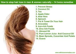 How To Stop Hair Loss In Men Women Naturally 14 Home Remedies
