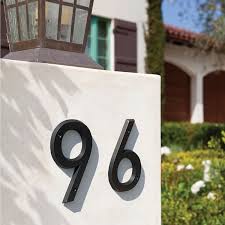 Mailbox address number stickers cost is for up to 4 | etsy. 6 In Big House Number Signage 0 9 Door Home 15cm Mailbox Address Numbers Sign Zinc Alloy Aged Bronze Wish