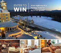 Enter To Win A Complimentary Two Night Stay At Mountain View Grand Resort Spa Between January 14th And April 30th 20 In 2021 Stay The Night Resort Spa Vacation Plan