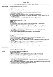 Design a sturdy resume that can withstand even the toughest scrutiny. Graduate Civil Engineer Resume Samples Velvet Jobs