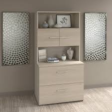 Lateral file cabinets are a great way to organize office files while conserving space. Bush Business Furniture Office 500 Contemporary 2 Drawer Lateral File Cabinet With Hutch