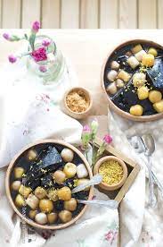 台灣芋圓 地瓜圓 q 軟可口 taiwanese taro ball recipe asian desserts chinese dessert food