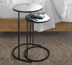 We have nightstands in many styles to fit into any room setting. Duke 19 Round Metal Nesting Nightstand Pottery Barn