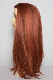 Dark brown hair with barely there highlights. Buy Elegant Hair 22 Ladies 3 4 Half Fall Wig Straight Style Copper Dark Brown Highlights 350 H4 Kanekalon Heat Resistant Synthetic Fibre Clip In Hair Piece Extension Weight 250g