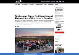 Flights from seattle to richland. Washington State S Red Mountain And Richland Are A Wine Lover S Paradise Lodge At Columbia Point