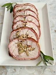 Pork tenderloins are longer and skinnier than pork loin and cook far faster. Bacon Wrapped Pork Loin With Sauerkraut Stuffing Smoker Grilled