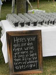 Mason Jars W Chalkboard Paint Great As A Wedding Favor Plus There S Never A Dispute On The Country Wedding Favors Rustic Fall Wedding Rustic Outdoor Wedding