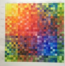 Jane Blundell Artist Nine Colour Mixing Grid