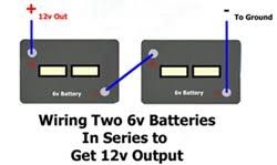 This video is a quick video on how to connect two 12 volt batteries. How To Wire Two 6 Volt Batteries In Series To Double Output Voltage Etrailer Com