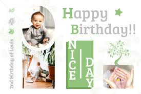 Baby Birthday Card Greeting Card Template