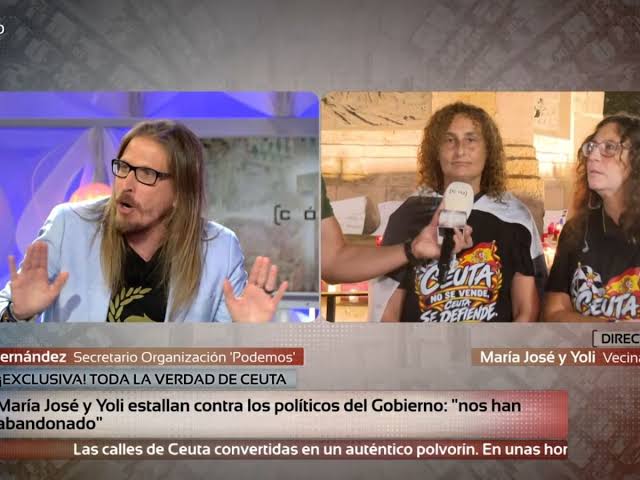 El tenso encontronazo entre Pablo Fernández y una vecina ceutí: "Llámame  racista"
