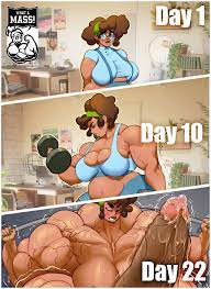 Tracys Growvember - Hyper Muscle Futanari Growth Story - Page 1 - HentaiRox