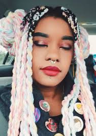 Webs has the braid and rope tools you need to make trims, handles bracelets and more! Winter Spiced Steenz Blm On Twitter Theyre Yarn Braids So They Re Just Braided Into My Natural Hair