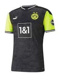 The color of the home kit is yellow and black. Borussia Dortmund Kit History Football Kit Archive