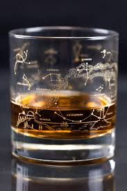 Night Sky Star Chart Whiskey Glass Set Whiskey Glasses Whiskey Astronomy Gift