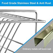 This rack could be either hanged or placed on floor for organizing kitchenware. Alvorog 2 Tier Dish Drying Rack Stainless Steel Dish Rack With Removable Drainboard Swivel Spout Utensil Holder Large Capacity Dish Drainer Kitchen Organizer For Countertop Pricepulse