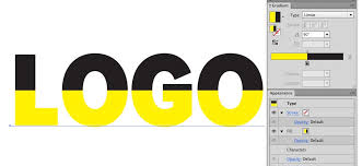 This is a little tutorial that i put together detailing how to quickly change the color of clip art for sale on my site clip art store. How To Fill Half Of A Word With One Colour And The Other Half With A Different Colour In Adobe Illustrator Graphic Design Stack Exchange